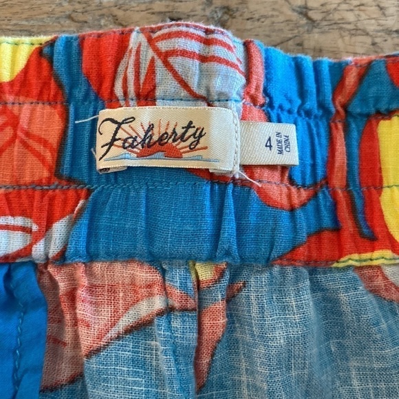 Faherty LA Floral Blue Short eclectic grandpa - Picture 5 of 10